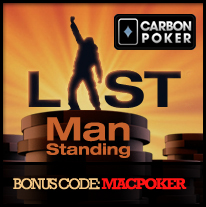 Carbon poker promotion last man standing