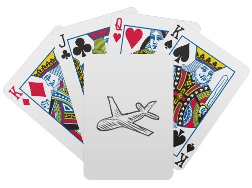 Playing Poker on Airplane