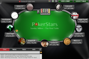 pokerstars sunday million